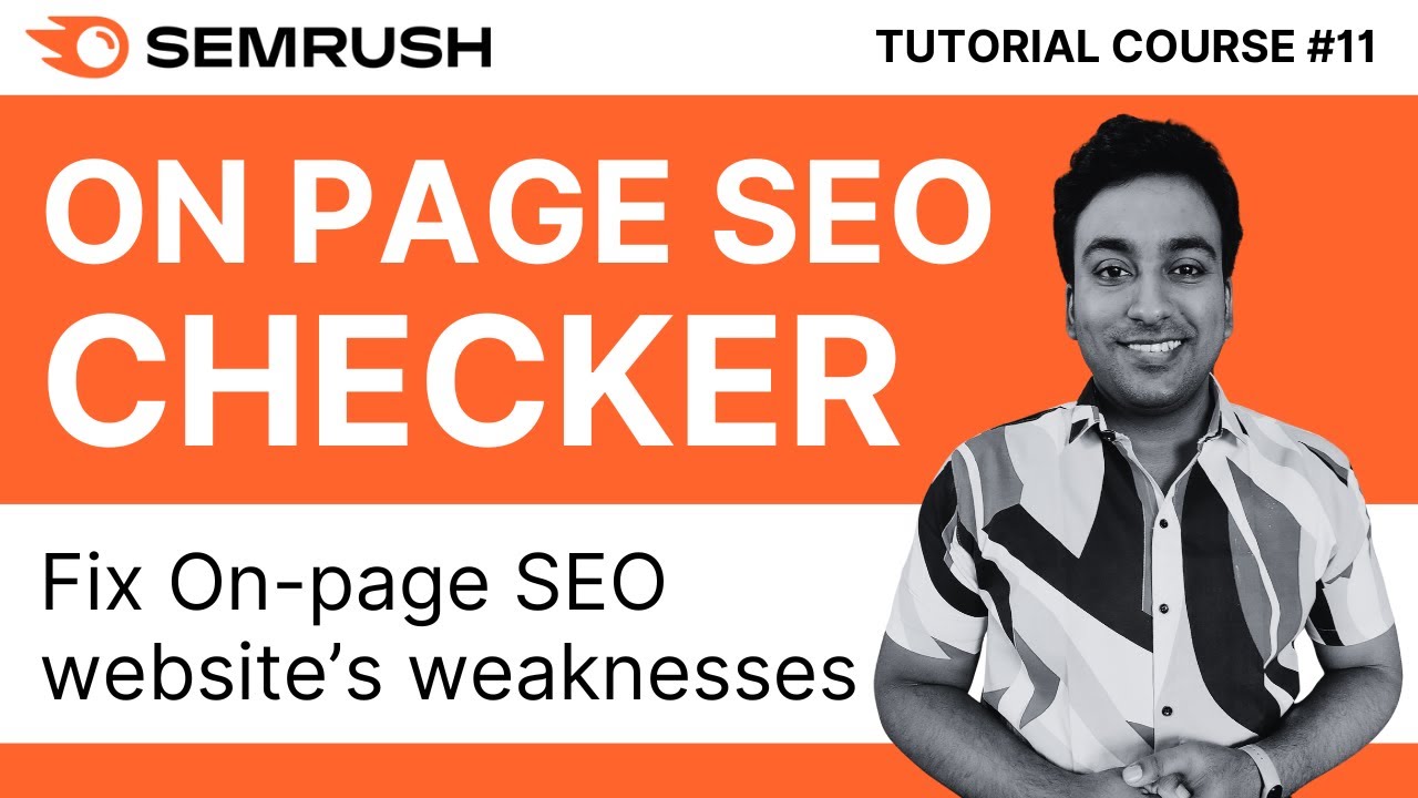 Find &amp; Fix Website SEO Errors With Semrush On Page SEO Checker