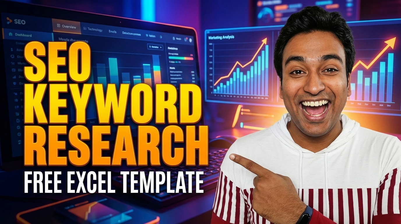 Free SEO Keyword Research Excel Spreadsheet Template Sheet
